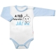  Baby Nellys Body dlhý rukáv s vtipným textom, A TEĎ tady velím JÁ! Kluk