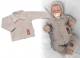 Pletený svetrík s gombíkmi Boy, Baby Nellys, béžový, veľ. 62