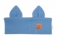 Čelenka Cat s úškami pre deti Hand Made - jeans, 1-3 rokov