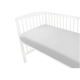 Mušelínové prestieradlo postieľky 60 x 120 NATURE double - šedé