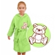 Baby Nellys Detský župan - Medvedík Teddy - zelený