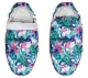 Baby Nellys Fusak maxi s Minky 105x50cm - Flowers, sivý